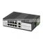 Ethernet Switch Industrial Grade Model 10 10/100/1000M RJ45 Ports  DIN Rail