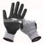 Protective Cut Resistant Security Gloves En388 Nitrile Hppe Fiber Blended Anti Cut Glove