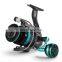 Fluorescent Blue color 8+1 BB 1000/2000/3000/4000/5000/6000/7000 Metal Body Sea Fishing Far Throw Spinning Fishing Reel