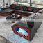 Hot selling living room sofa set furniture sectional Sofa with LED light
