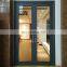 Soundproof double glass aluminium used exterior french doors