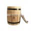 Vitalucks Unfinished Paulownia Oak Small Wooden Barrel For Package,Customized Home Decoration Barrels