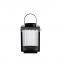 K&B Wholesale Nordic design black glass metal Christmas candle lantern with handle