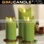 Flameless candle with dancing flame with timner remote,led candle for Christmas Party with USA and EU patent