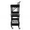 Amazon hot sales Folded kitchen storage luxury trolley collapsible trolley with wheels