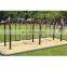 Outdoor Metal Swing Steel Garden Four Seats swing sets for toddler