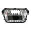 high quality RS1 front grill for Audi A1 replacement honeycomb grill facelift racing bodyparts for Audi S1 8X ABS 2016-2018