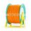 Pla 3d printer material Orange filament with the new spool convertible into a coat hanger. Spool holder included.