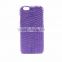 Hot sale Pure Colorful Real Python Snake Skin Leather PC Mobile Cell Phone Cover Case for Iphone6/6s Plus