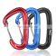 JRSGS Carabiner Clips Aluminium Snap Hook 12kn Ultra-light Locking Climbing Carabiner Customized 7075 Aviation Aluminum 80*48 MM