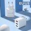 5V 2A Dual 3 USB Phone Charger Adapter For iPhone for iPad Fast Wall Travel Charger Usb US Plug