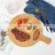 Hot Sale Bamboo Serving Tray Wooden Pizza Plates Steak Bread Cheese Tray Vassoio Serving Trays For Restaurant Plates
