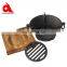 hotplate grill camp stove lid campmaster cast iron bbq grill camping barbecue grill