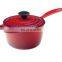 OEM flat bottom stainless steel single handle saucepan