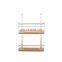 Multifunction Hooks silver Metal Wire Mesh Basket Bathroom Kitchen Over the Door Hook Hanger
