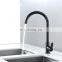 Hot sale single cold  stainless steel kitchen faucet matte black sink faucet kitchen