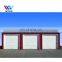 18M2 prefab car garage carport , 60M2 color steel garden sheds steel structure 2 cars garage