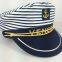 Adult white navy captain cap yacht cap sailor hat sailor hat for cosplay uniform cap han edition