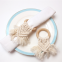 Wholesale Personalized Wooden Ring braided tassel Macrame Napkin Ring