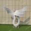 Stainless steel sculpture Stainless steel wings sculpture park square landscape sculpture supports customization