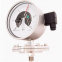 All stainless steel inductive electric contact diaphragm pressure gauge 4-20mA