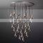 hardwar led ceiling lamps modern design luxury chandelier ceiling light for home living room  bedroom restaurant decoration