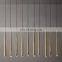 Luxury Aquitaine Linear Metal Industrial Brass Chandelier For Living Room Hotel Ceiling Home Decoration Lighting Hang Lamps