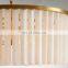 Pendant Light Modern Drum Pendant Lighting Adjustable Hanging Alabaster Chandelier Ceiling Light for Living & Dining Room