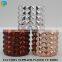 European style glass hurricane candle holders crystal