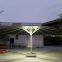 6m diameter extra large parasol outdoor leisure large center column garden umbrella with LED light large sun umbrella