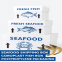 Bo?te d'expédition de poisson et de produits de la mer en plastique ondulé en polypropylène Coroplast