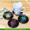 Cup Mats Vintage Vinyl Coasters Groovy CD Record Table Bar Drinks