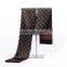 Fashion Style Print Double Layer Silk Satin Neckerchief Pure Silk Men Scarf