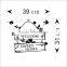 Welcome Sweet Home Decoration Wall Decals ZYVA-8253-NA Decorative Removable Vinyl Wall Stickers for Home