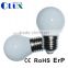 E14 Thermal plastic/Aluminum plastic housing G45 bulb 2835SMD 5W AC220-240V Warm white LED G45 Globe light /led ball lamp