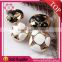 2015 European style high quality fashion sewing metal button for overcoat