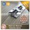 Stainless steel movement joints in buildings