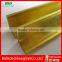 Extruded Golden Decorative Brass Strip Pillar Decoration