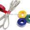 Self adhesive plastic hook double side hook and loop fastener straps