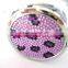 fashion various design bling rhinestone design your own compact mirror