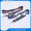 Free sample fabric polyester lanyards with plastic buckle part