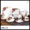 china supplier 47 pcs decal new bone china dinnerware set