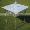 Aluminum portable outdoor foldable table