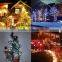 Solar Powered Colorful LED String Light For Garden Fairy Party 100 LEDs 17M Solar Waterproof RGB String Fairy Lamps