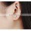 online shopping from China factory price 18L gold plated jewelry gold star earring with zircon