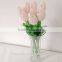 New arrival real touch PVC flowers tulips with scent artificial tulip