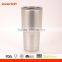 30oz Double wall insulated golden color spill proof lid beer tumbler mug
