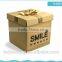 classic brown Kraft paper carton