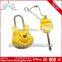 pink pig shape mini lock