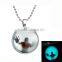 Halloween costume jewelry ghost pendant noctilucent necklace